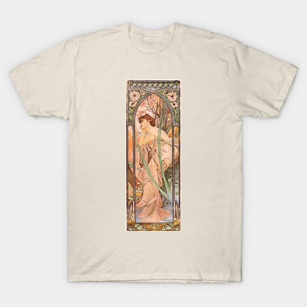 Times of the Day - Evening Reverie, 1899 T-Shirt by WAITE-SMITH VINTAGE ART